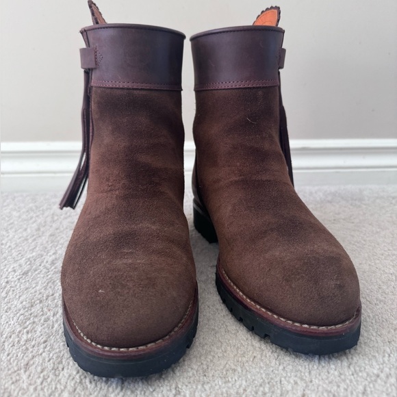 Penelope Chilvers inclement tassle boots, size 38.5, dark oak colour. - Picture 5 of 8
